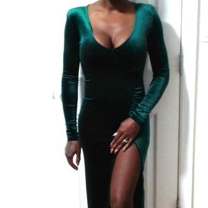 Hunter Green Fashion Nova Dress